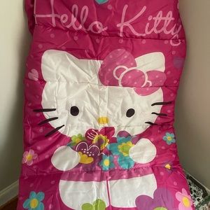 Hello Kitty Sleeping Bag with matching backpack carry case